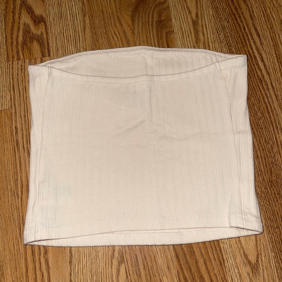 American Eagle Off White Beige Tube Top NWOT - Picture 3 of 4